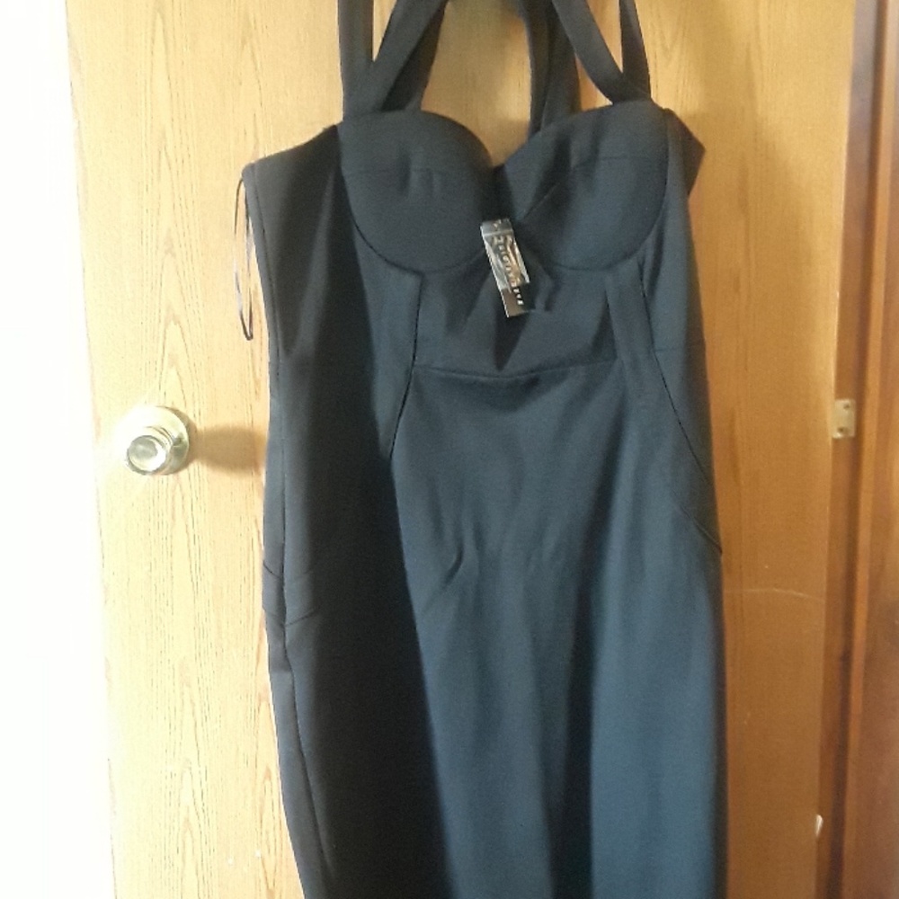 fashion nova black dress